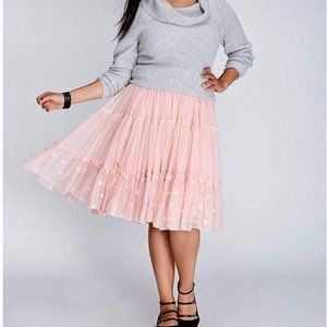 Lane Bryant Pink Petticoat Skirt NWT 22/24